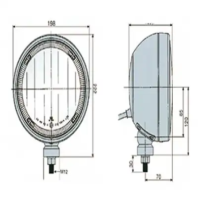 Weitstrahler H 3 mit Pos. Licht LED_1