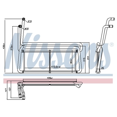 Radiatore riscaldatore Scania_1