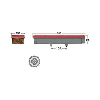 Feu arrière gauche pour SCANIA_1