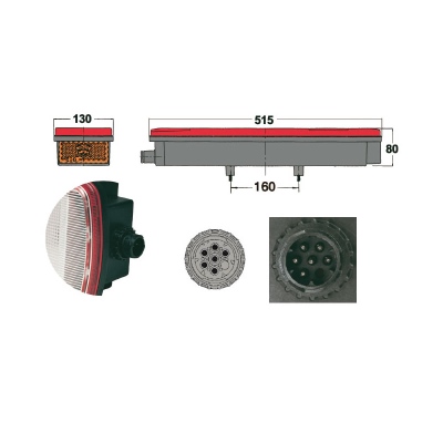 Luce posteriore sinistra per VOLVO FH _1