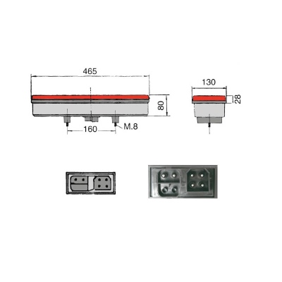 Luce posteriore per destro per VOLVO FH_1