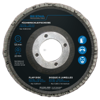 Disco lamellare, ossido di zirconio, 125 mm