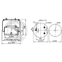 Soufflet à air complet avec piston, CONTI