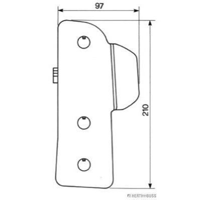 Lampeggiatore sinistra. Iveco_2