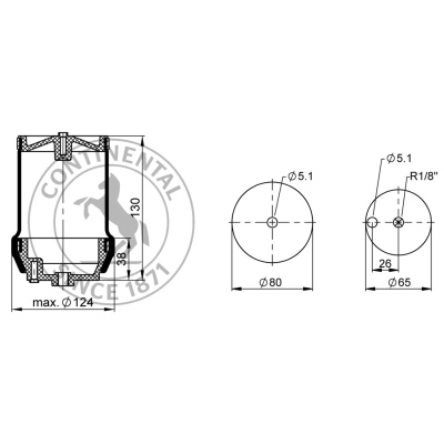 Soffieto d'aria compl con Pistone plastica, CONTI_1