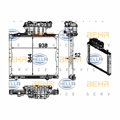 Wasserkühler MAHLE für MAN_1