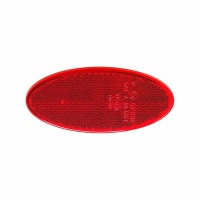 Rückstrahler Lichtscheibenfarbe: rot oval