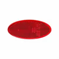 Catadioptre rouge oval