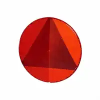 Catadioptre rond collé