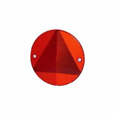 Catadioptre rouge rond vissé_0