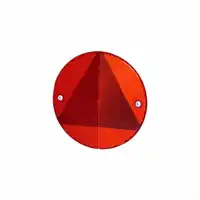 Catadioptre rouge rond vissé