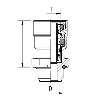 Raccord mâle ABC NEWLine 3/8"- M12x1,5 Raufoss_1