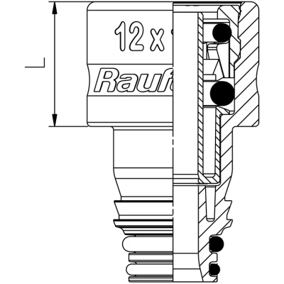 Connettore diritto ABC Push-In T 12X1,5 Raufoss_1