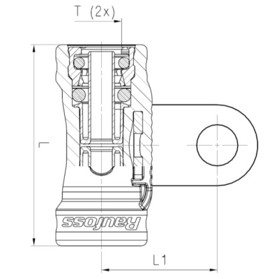 Connettore ABC diritto con cinghia Raufoss_1