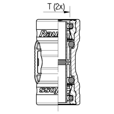 Raccord double droit ABC NEWLine T 10X1,25 Raufoss_1