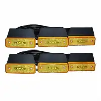 Ghirlanda con 2x3 luci di posizione arancioni 24V
