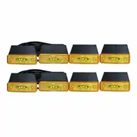 Ghirlanda con 2x4 luci di posizione arancioni 24V