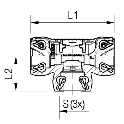 Raccordo a T&L NEWLine Small Raufoss_1