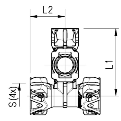 Verschraubung Mehrwege Verteiler Regular Raufoss_1