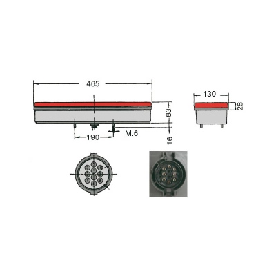 Schlussleuchte links für IVECO_1