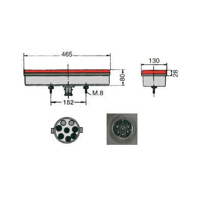 Fanale posteriore destro per DAF_1