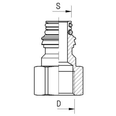 Anschlussstutzen ABC  Regular M10X1,0 Raufoss_1