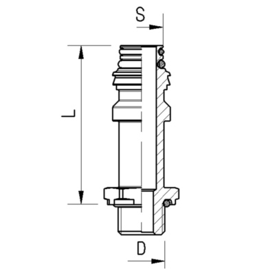 Anschlussstutzen ABC Regular M12X1,5 long Raufoss_1