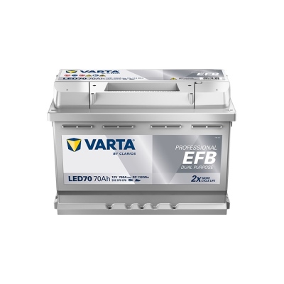 Batterie 12V 70Ah 760A, VARTA EFB_0