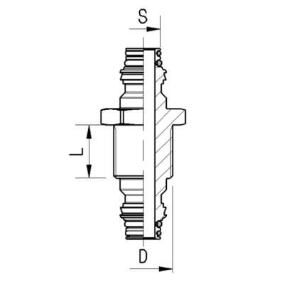 Doppel-Schottstutzen Heavy Duty M22X1,5 Raufoss_1