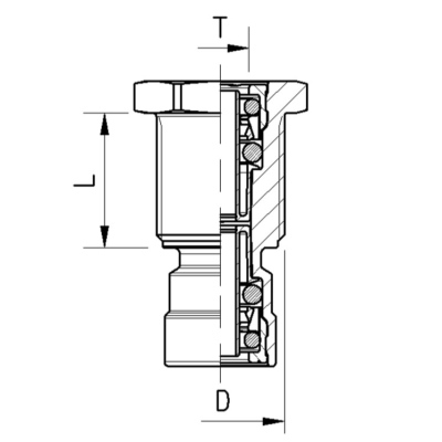 Connettore diritto NEWLine 8X1 - M20 Raufoss_1