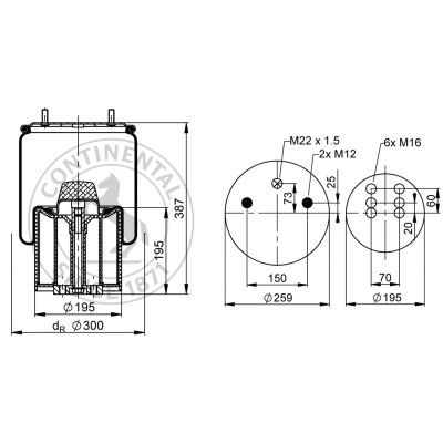 Soffieto d'aria compl con Pistone plastica, CONTI_1