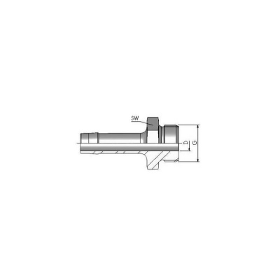 Raccordo per tubo M16x1.5mm/ 11mm_0