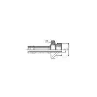 Nipple de tuyau M16x1.5mm / 13mm
