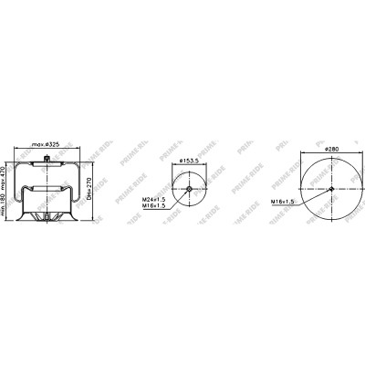 Soufflet à air et avec piston en acier, Prime-Ride_0