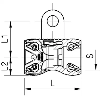 Connettore diritto con cinghia Small Raufoss_1