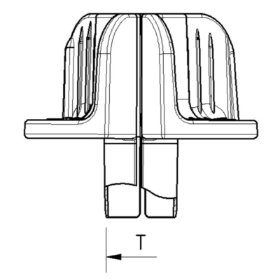 Attrezzo di smontaggio in plastica T 8X1 Raufoss_1