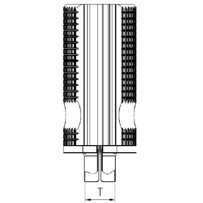 Outil de démontage métal T 6X1 - 1/4" Raufoss_1