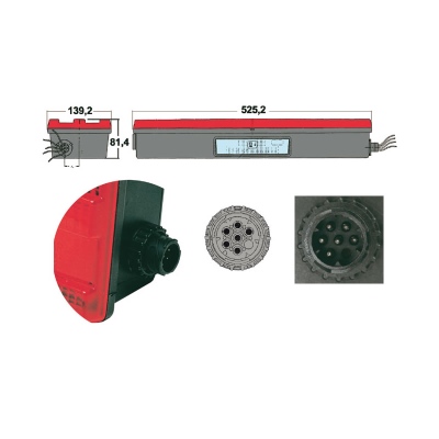 Fanale posteriore destro per MERCEDES ACTROS _1