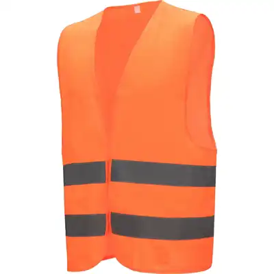 Gilet de sécurité, tailles 4 à XXL, orange, norme EN 20471_0