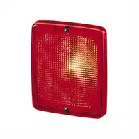 Verre de rechange rouge HELLA