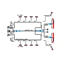 Kit completo cablaggio semirimorchio Lampadina/LED