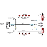 Kit complet feux+câblage semi-remorques LED