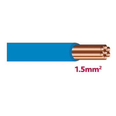 Cavo elettrico 1,5 mm² blu (25m)_0