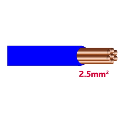 Cavo elettrico 2,5mm² blu (25m)_0
