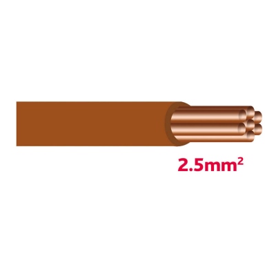 Câble électrique 2,5mm² brune (25m)_0