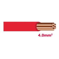 Câble électrique 4mm² rouge