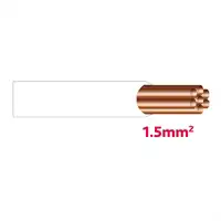 Câble électrique 1,5 mm² blanc (25m)