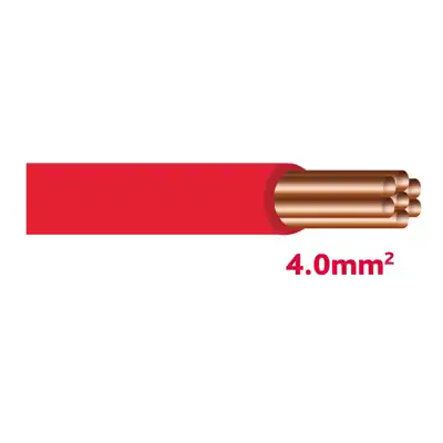 Câble électrique 4mm² rouge_0