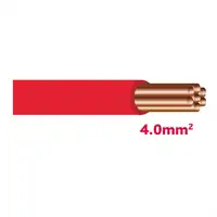 Câble électrique 4mm² rouge