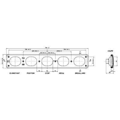 Fanale posteriore integrato per Autobus _1